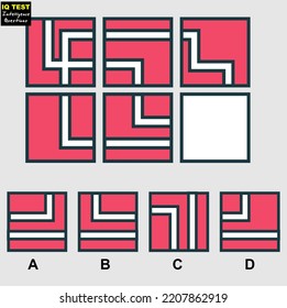 Mind game, Brain questions - IQ TEST, Visual intelligence questions, Find the missing part.