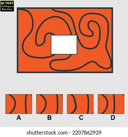 Mind game, Brain questions - IQ TEST, Visual intelligence questions, Find the missing part.