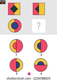 Mind game, Brain questions - IQ TEST, Visual intelligence questions, Find the missing part.