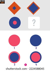 Mind game, Brain questions - IQ TEST, Visual intelligence questions, Find the missing part.
