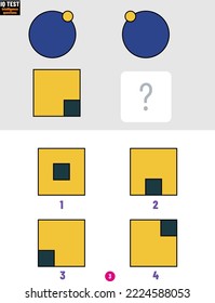 Mind game, Brain questions - IQ TEST, Visual intelligence questions, Find the missing part.