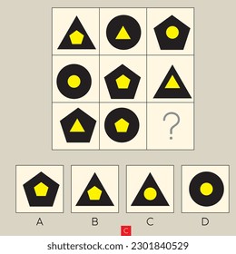 Mind game, Brain questions - IQ TEST, Visual intelligence questions, Find the missing part.