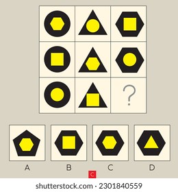 Mind game, Brain questions - IQ TEST, Visual intelligence questions, Find the missing part.