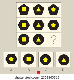 Mind game, Brain questions - IQ TEST, Visual intelligence questions, Find the missing part.