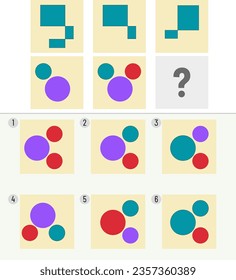 Mind game, Brain questions - IQ TEST, Visual intelligence questions, Find the missing part.