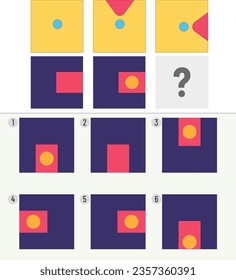 Mind game, Brain questions - IQ TEST, Visual intelligence questions, Find the missing part.