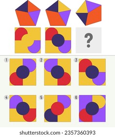 Mind game, Brain questions - IQ TEST, Visual intelligence questions, Find the missing part.