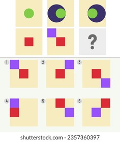 Mind game, Brain questions - IQ TEST, Visual intelligence questions, Find the missing part.