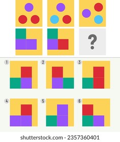 Mind game, Brain questions - IQ TEST, Visual intelligence questions, Find the missing part.