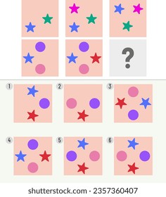 Mind game, Brain questions - IQ TEST, Visual intelligence questions, Find the missing part.