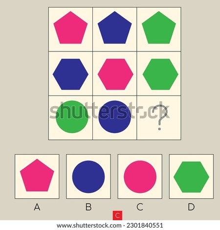 Mind game, Brain questions - IQ TEST, Visual intelligence questions, Find the missing part.