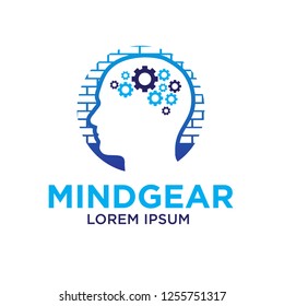mind gear logo designs