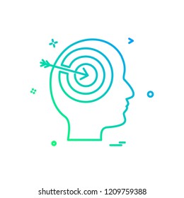 Mind icon design vector