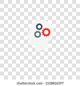 mind icon sign and symbol. mind color icon for website design and mobile app development. Simple Element from basic flat icons collection for mobile concept and web apps icon.