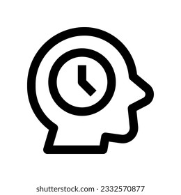 icono mental para tu sitio web, móvil, presentación y diseño de logotipo.