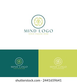 Mind logo design. Adobe Illustrator creative logo design 2024.