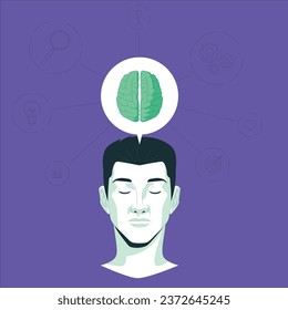 mind map concept vector design illustration