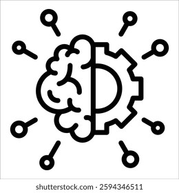 Mind Map Icon Element For Design