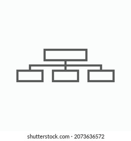 mind map icon, infographic vector