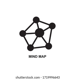 MIND MAP ICON , PLAN BUSINESS ICON