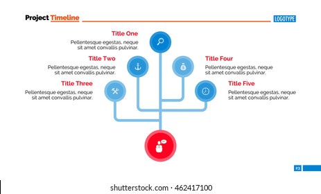 Mind Map Slide Template 4