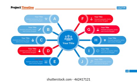 Mind Map Slide Template 6