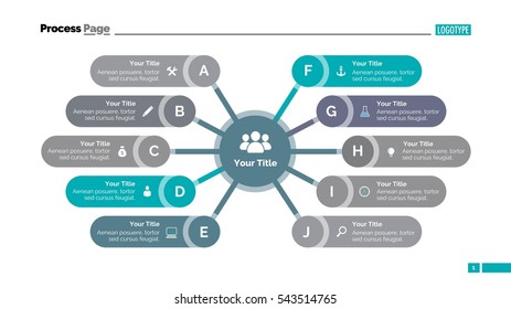 Mind Map Slide Template 6
