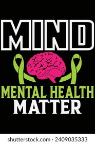 
Mind Mental Health matter eps cut file for cutting machine