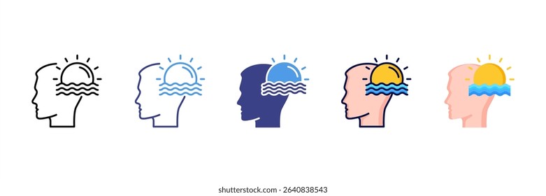 Mind Multi Style Icon Set