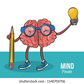 Mind power concept