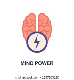 Mind Power icon. Simple element from business motivation collection. Creative Mind Power icon for web design, templates, infographics and more