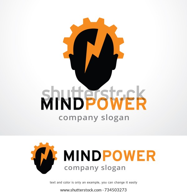 Mind Power Logo Template Design Vector Stock Vector Royalty Free