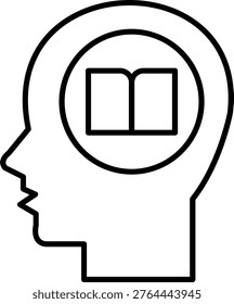 Mind Reader Icon Vector Element line icon design vector icons