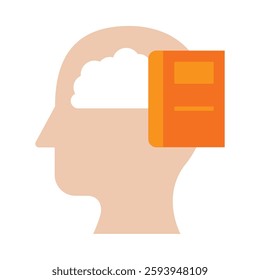 Mind Reading Brain reading book icon
