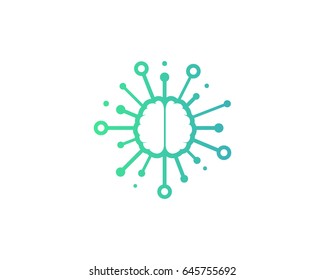 Mind Share Icon Logo Design Element