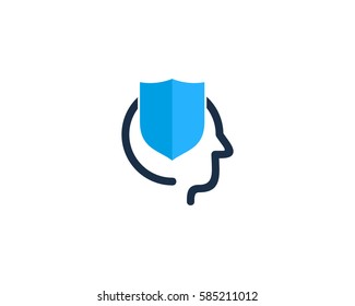 Mind Shield Logo Design Element