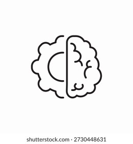 mind smart icon sign vector