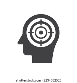 Mind Target Icon Sign Symbol