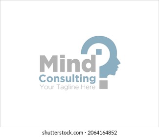 mind therapy psychology logo designs for medical service and consultation