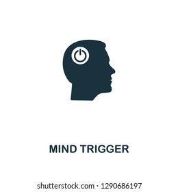 Mind Trigger Icon. Premium Style Design From Personality Collection. Pixel Perfect Mind Trigger Icon For Web Design, Apps, Software, Printing Usage.