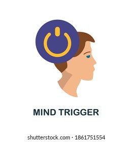 Mind Trigger Icon. Simple Element From Personality Collection. Creative Mind Trigger Icon For Web Design, Templates, Infographics And More