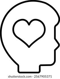 Mind vector icon. Can be used for printing, mobile and web applications.