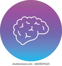 Mind vector icon. Can be used for printing, mobile and web applications.