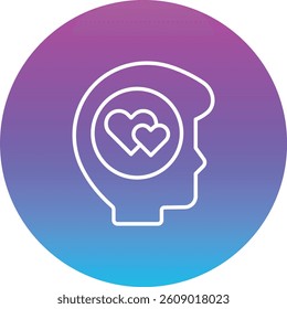 Mind vector icon. Can be used for printing, mobile and web applications.