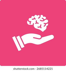 Ícone do vetor da mente. Pode ser usado para impressão, aplicativos móveis e da Web.