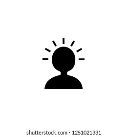 mind vector icon. mind sign on white background. mind icon for web and app