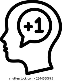 mind Vector illustration on a transparent background. Premium quality symmbols. Thin line vector icons for concept and graphic design.