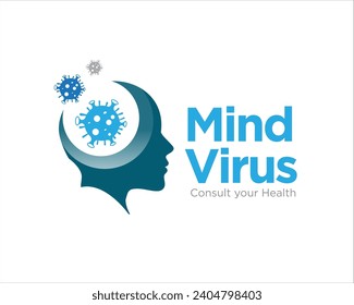 mind virus logo designs for medical protection logo