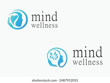 mind wellness therapy logo template1