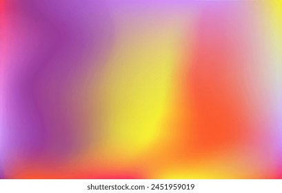 Mind-blowing colorful mockup. Kaleidoscopic prism background. Crazy lemon pink magenta salmon coral post advertisement presentation. Neon psychedelic backdrop. Bright yellow violet red rose gradient. 